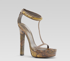 'leight' high heel platform t-strap sandal 277960 CGX30 2867