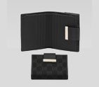 mini flap french wallet with engraved GG pattern d