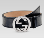 belt with interlocking G buckle 114984 FU49N 4009