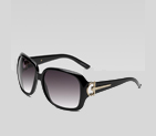 large square frame sunglasses with horsebit and ch