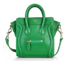 Celine Luggage Mini 165213MBA in Original Leather Green