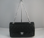Chanel Black color with Silver chain