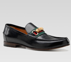 moccasin with bamboo horsebit and web detail