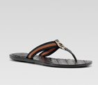 'GG thong' with double G ornament and web detail 270375 H9VH0 8552