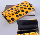 Louis Vuitton Monogram Vernis Dots Sarah Wallets M61734 Yellow