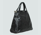 Miu Miu Oil Leather Tote Bags 90281B Black 90281B