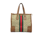 'seventies' large tote with signature web 271624 FZ61W 2256