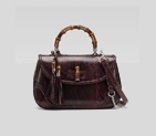 'New bamboo' large top handle bag with tassels 240241 AMDBG 6017