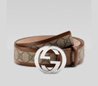 belt with interlocking G buckle 142930 FCIEN 8526