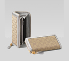 zip around wallet with tassel and bamboo detail 224253 FN95G 8697