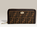 Fendi 'Zucca' Zip Around Wallet 8P3945