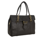 Fendi Selleria moro roman leather 'Linda' buckle d 8BR613