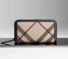SMOKED CHECK ZIPAROUND WALLET 37868741