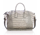 Givenchy Antigona Bag Crocodile Leather 9981 Off-White