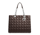 Large Dior Soft shopping bag, mist-coloured leather CAL44956 M818