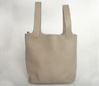 Hermes picotan MM Bag clemence leather in Dark Grey 1048DG