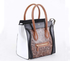 Celine Luggage Bags Medium in Snake Veins Dark Coffee 98169