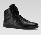 hi-top lace-up sneaker with interlocking G detail 224778 FU4J0 1000