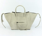 Celine Luggage Phantom Square Bags Crocodile Leather 80078 Grey 80078