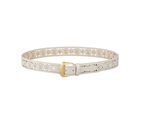 PHOENIX NATURAL COWHIDE LEATHER BELT M9680V