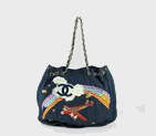 Denim Handbags D58332B
