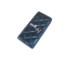 CHANEL Leather Long Wallet