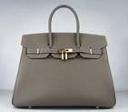 35CM Khaki Cowhells Stripe (gold) HBK35KCSG11