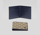bi-fold wallet with metal gucci crest detail 203601 FFP5N 9766