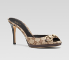 'new hollywood' platform slide with horsebit detail 257638 FTAZ0 9759