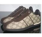 'icon' lace-up sneakers with signature web 117006 F40TO 8487