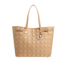 Large Panarea shopping bag in off-white canvas M1017OPCD M111