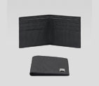 bi-fold wallet with engraved gucci script nail det 203620 BS00N 1000