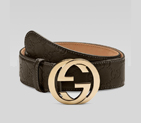 belt with interlocking G buckle 114876 AA61G 3216