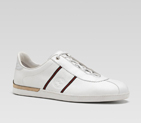 lace-up sneaker with signature web and embossed in 256736 AKS90 9073