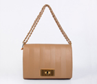 Fendi Genuine leather Shoulder Bag in Apricot F2556 F2556