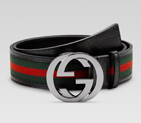 belt with interlocking G buckle 114984 H17AR 8476