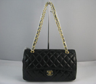 Chanel Black color with Gold chain