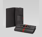 continental wallet with horsebit and web detail 245750 A7MAG 2061