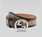 belt with interlocking G buckle 142930 F069R 9643