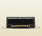 Gucci tigrette evening bag with tiger head and chain detail 290687 EJ52S 1000