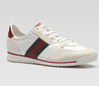 lace-up sneakers with signature web 233334 CB92O 9027
