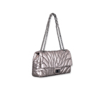 Chanel Reissue Flap Bag in Embroidered Jersey Silv