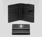 flap french wallet with gucci crest detail