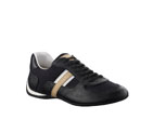 HUDSON SNEAKER IN CANVAS AND CALF LEATHER YQNU1PMI