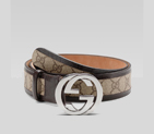 belt with interlocking G buckle 142930 F069R 9643