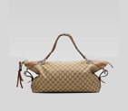 'bamboo bar' medium tote shoulder bag with bamboo 232959 F4G1N 9763