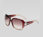 large square frame sunglasses with horsebit and ch