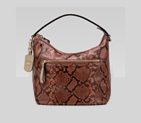 'madison' large hobo with oversized zipper pulls a 257046 EJR2G 6466
