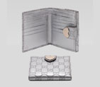flap french wallet with engraved gucci script hear