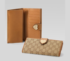 continental wallet with engraved gucci script logo 203550 FN96G 8778